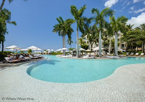A photograph of The Palms Resort, Grace Bay, Providenciales (Provo), Turks and Caicos Islands.