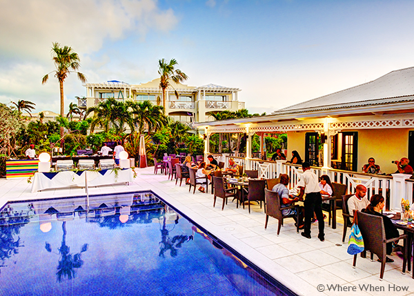  A photograph of Pelican Bay Restaurant & Bar, Royal West Indies Resort, Providenciales (Provo), Turks and Caicos Islands.