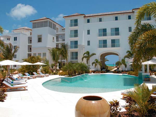 A photograph of The West Bay Club, Grace Bay Beach, Providenciales (Provo), Turks and Caicos Islands, British West Indies