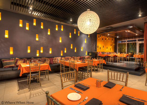 A photograph of Garam Masala Indian Restaurant, The Regent Village, Providenciales (Provo), Turks and Caicos Islands.