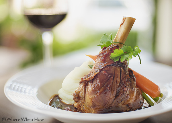 A photograph of Lamb Shank at The Vix Bar & Grill, Regent Village, Grace Bay, Providenciales (Provo), Turks and Caicos Islands.